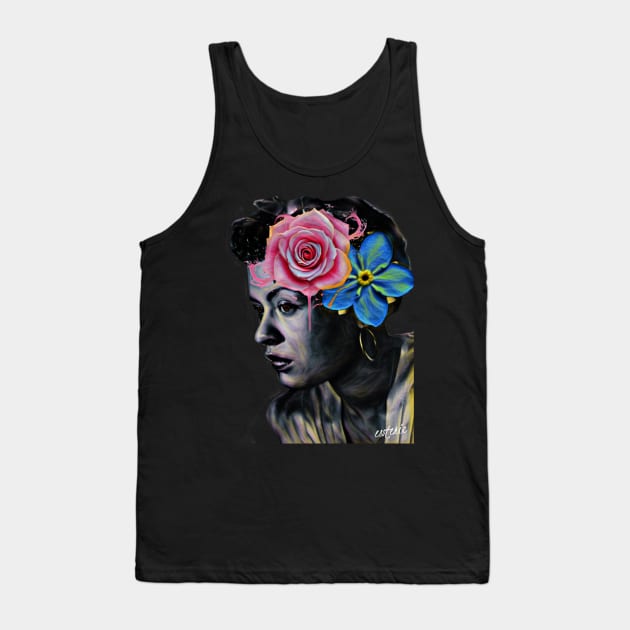 Queens Never Die : Billie Holiday Tank Top by Esoteric Fresh 